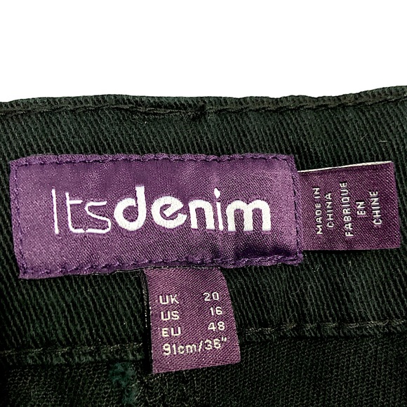 LONG TALL SALLY It’s Denim black jeans / FREE SHIPPING! - Picture 3 of 6